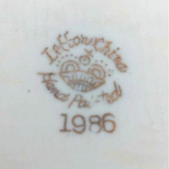 Vintage Lefton China Handpainted Daisy Vanity Tray Trinket Dish Porcelain 1986 - Picture 7 of 8